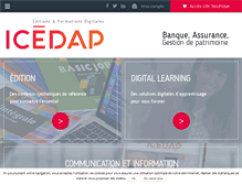 Tablet Screenshot of icedap.com